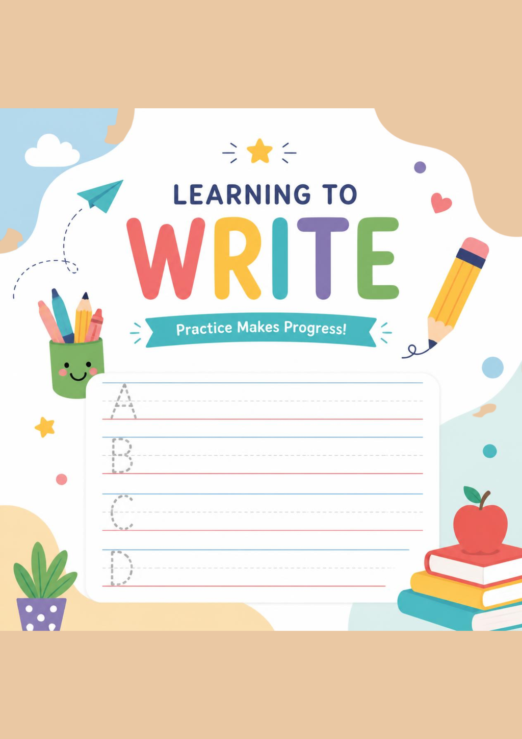 Printable Animal Alphabet Tracing Worksheets — Digital Download PDF