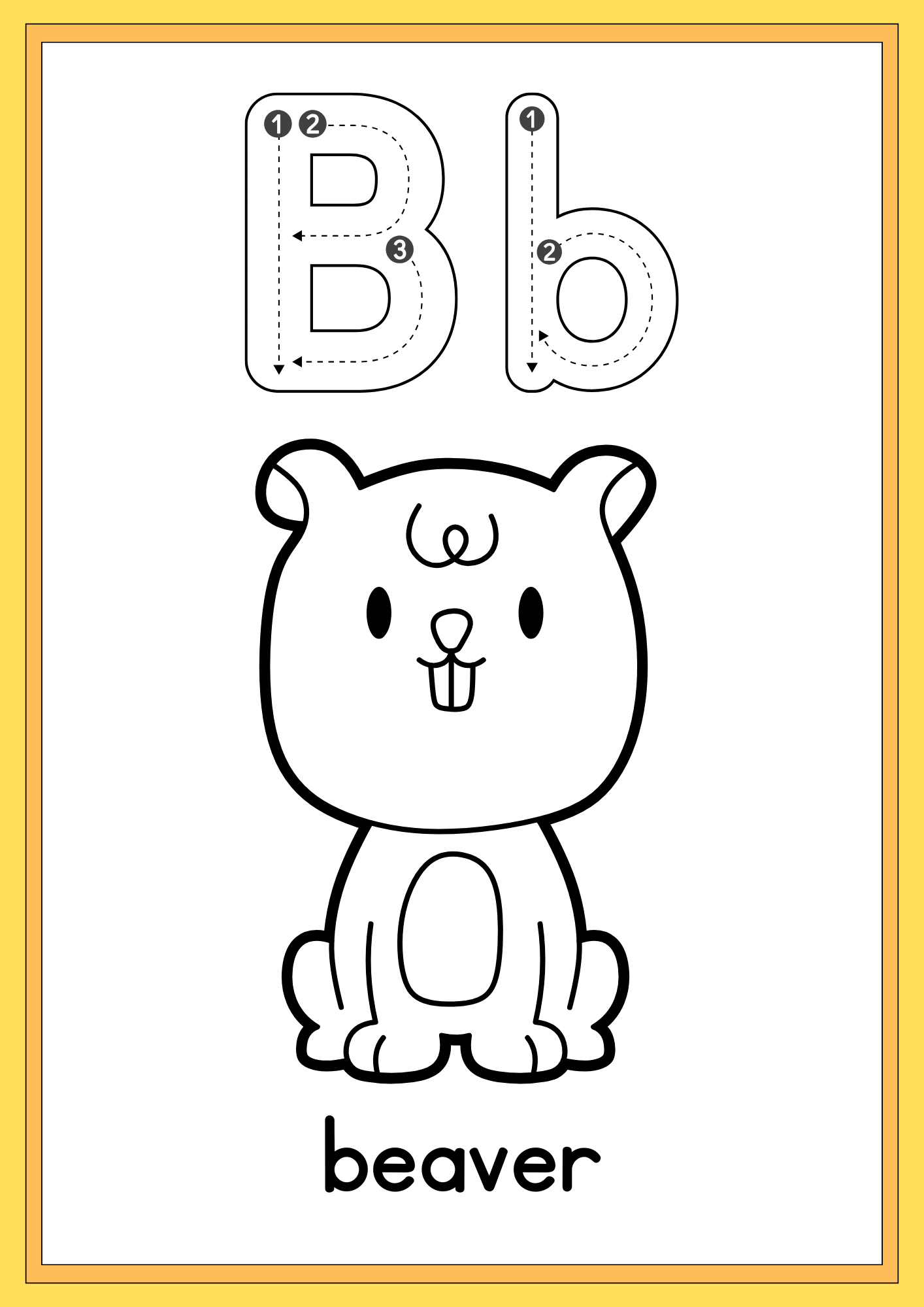 Printable Animal Tracing & Colouring Book — Digital Download PDF
