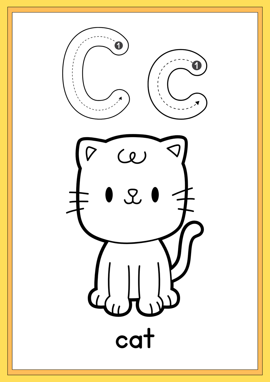 Printable Animal Tracing & Colouring Book — Digital Download PDF