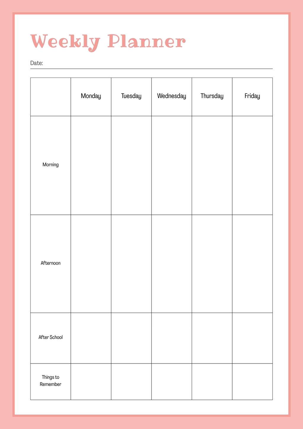 Printable Teacher Planner — Digital Download PDF, Lesson Planning & Organisation